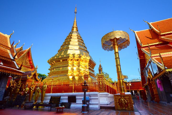 ▲清邁熱門旅遊目的地－素帖寺 。　圖：shutterstock／來源