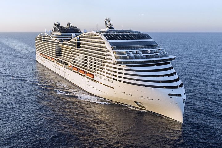 MSC 地中海郵輪海上豪華巨鑑－歐羅巴號。　圖：MSC地中海郵輪／提供 