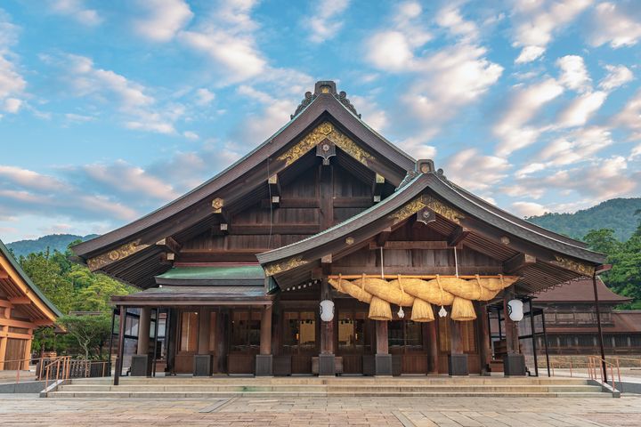 ▲祈求良緣和幸福的島根縣出雲大社。　圖：太平洋旅行社／提供