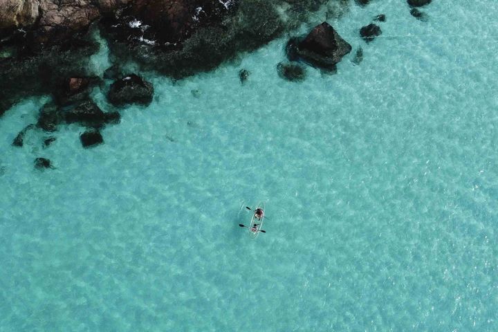 ▲熱浪島的海水清澈透明。　圖：馬來西亞觀光局／來源
