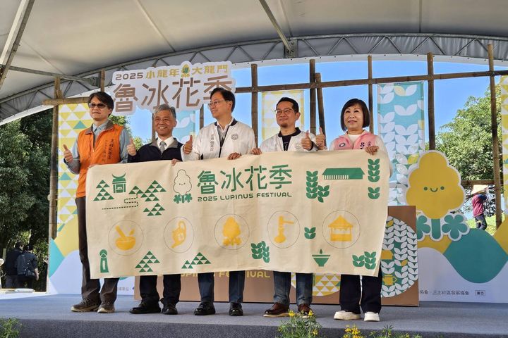 ▲今年魯冰花季以「花漾茶山，春遊賞花」為主題，結合客家茶文化與在地產業特色進行推廣。　圖：客家委員會藝文傳播處 ／提供