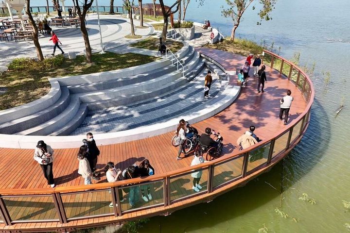 無障礙水岸步道。　圖：台南市政府觀光旅遊局／提供