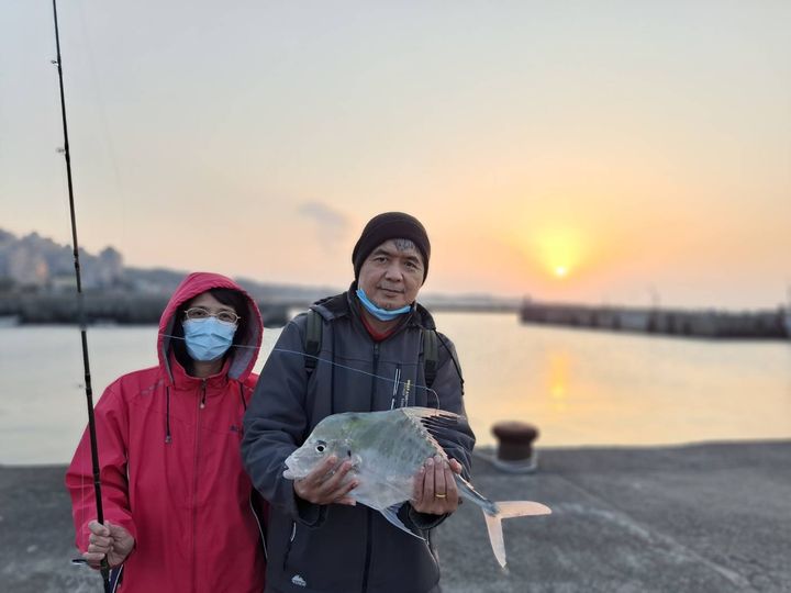 ▲港區垂釣的漁獲。　圖：新北市政府漁業及漁港事業管理處／提供