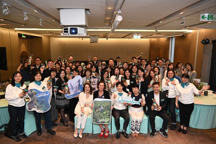 ▲澳洲昆士蘭旅遊及活動推廣局與潔心目的行銷合作舉辦「昆士蘭州獎勵旅遊培訓會」，邀請業界指標性旅行社與航空公司參與。　記者-陳妍潔／攝