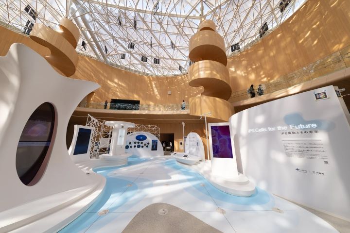 ▲「大阪醫療保健館」中庭。　圖：公益社團法人2025年日本國際博覽會大阪 Pavilion／提供