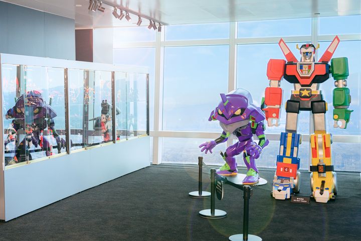 ▲台北101超級機器人傳奇特展。　圖：TAIPEI 101／提供