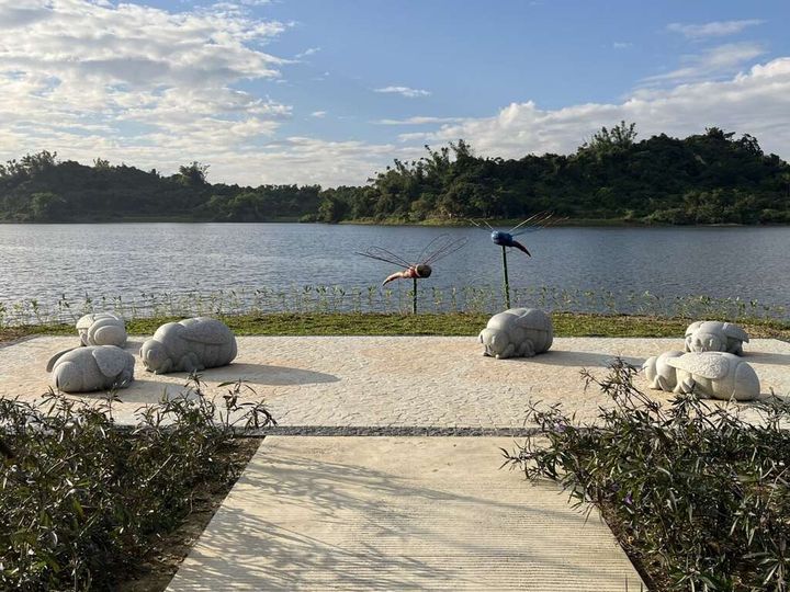 ▲規劃蜻蜓護岸平台一覽觀音湖美景。　圖：高雄市政府觀光局／提供