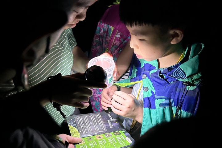 ▲夜觀課程體驗。　圖：東眼山自然教育中心／提供