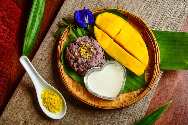 ▲泰國必嚐甜點－芒果糯米飯。　圖：shutterstock／來源