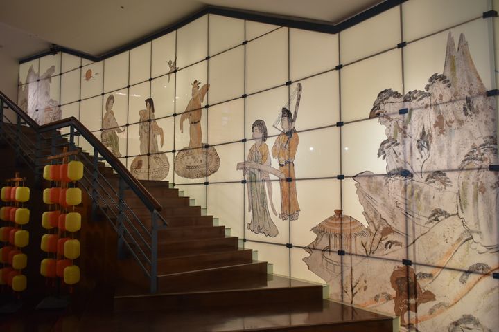 2025「盛世壁藏～唐代壁畫文化特展．三部曲」第三站於新竹市國立陽明交通大學藝文空間盛大開幕。　圖：社團法人中華翰維文化推廣協會／提供