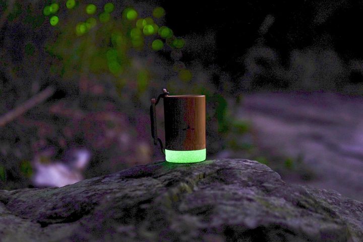 ▲八仙山國家森林遊樂區限定限量款螢火蟲凹豆杯。　圖：林業保育署臺中分署／提供