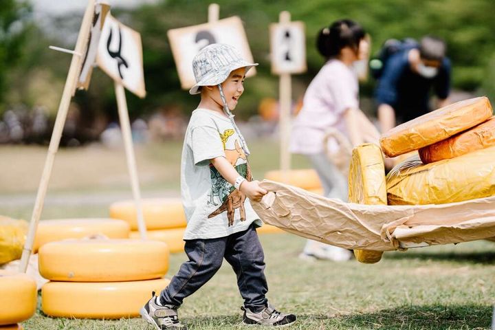 ▲親子互動遊戲。　圖：台南市政府觀光旅遊局／提供