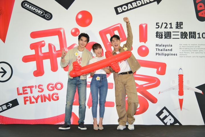 《飛吧！玩客 Let's Go Flying》全系列共13集，內容橫跨 AirAsia 主要航線，以美食、交通、住宿、景點等旅遊元素為核心，呈現年輕世代最愛的主題式玩法。　圖：AirAsia／提供 