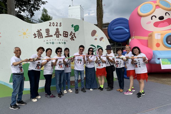 吹笛手家族參與埔里春田祭活動。　圖：吹笛手家族／提供 