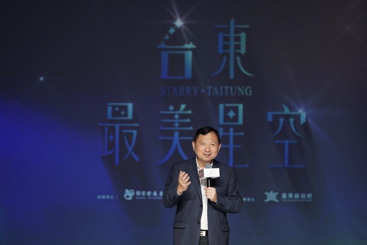 ▲台東縣副縣長王志輝邀請旅客造訪台東，近距離感受台東最美星空。　圖：台東縣政府／提供