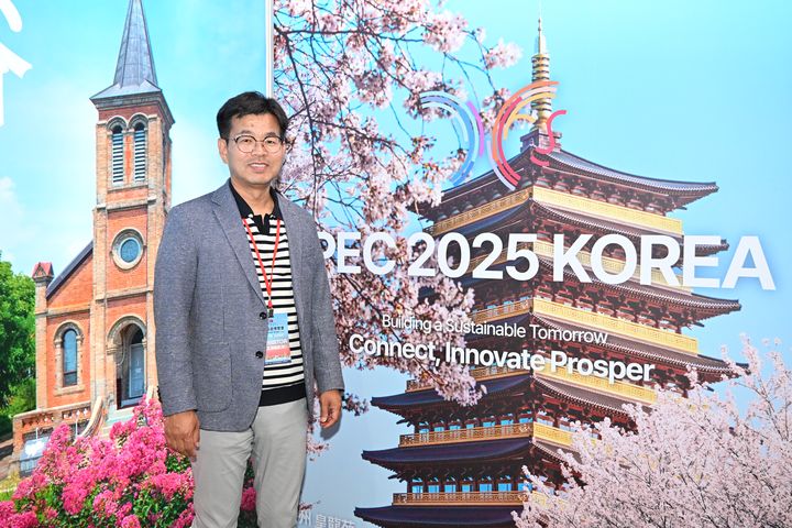 ▲慶尚北道旅遊營銷部金淇煥。　記者-王政／攝