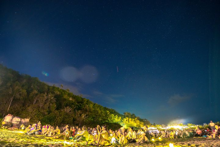 台東最美星空音樂會，在最美的星空下聽音樂、看星星。　圖：台東縣政府／提供