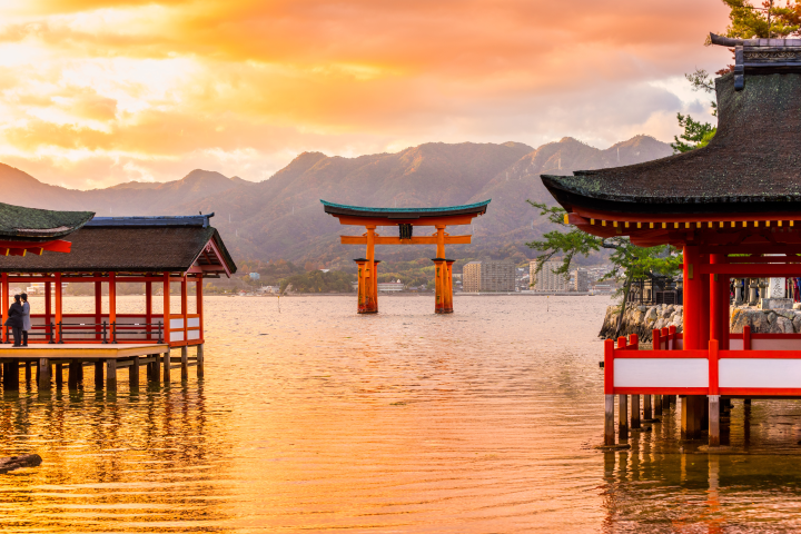 廣島的嚴島神社是日本最著名的神社之一。　圖：shutterstock／來源