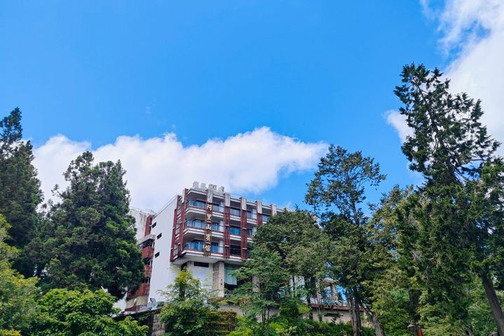 ▲阿里山賓館外觀景致。　圖：阿里山賓館／提供