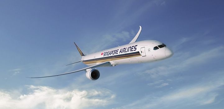 ▲新航 B787-10 夢幻客機。　圖：新加坡航空／提供