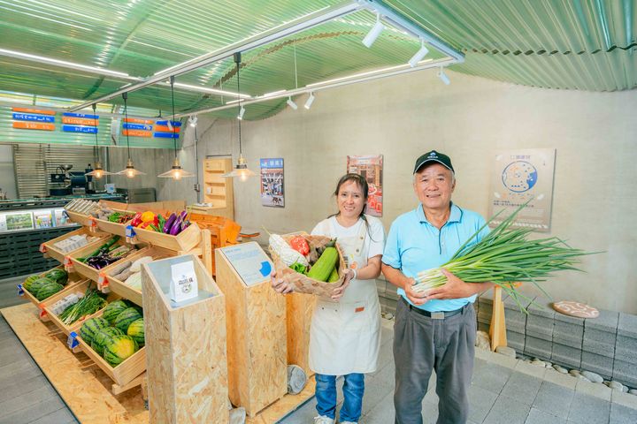 ▲朝陽小舖重新開幕，濱海小旅行還能邊吃邊玩體驗社區新鮮物產。　圖：朝陽社區／提供
