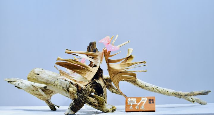 ▲草月流中台灣支部呂芳運老師作品。　圖：臺中市政府觀光旅遊局／提供