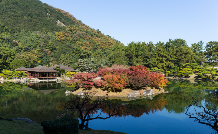 香川縣的栗林公園被指定為「國家特別名勝」。　圖：shutterstock／來源