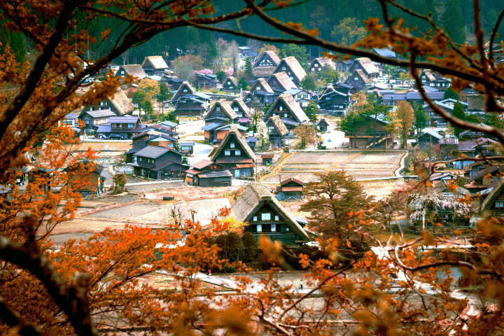 白川鄉合掌村聚落是近年日本深度旅遊的熱點。　圖：shutterstock／來源