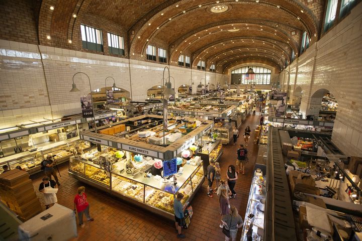 ▲俄亥俄州克里夫蘭西區市場在地美食 West Side Market。　圖：美國國家旅遊局／提供