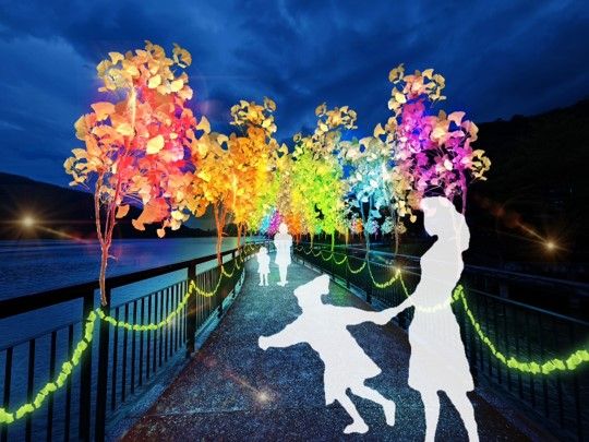 ▲「拾光隧道」燈區。　圖：花東縱谷國家風景區管理處／提供