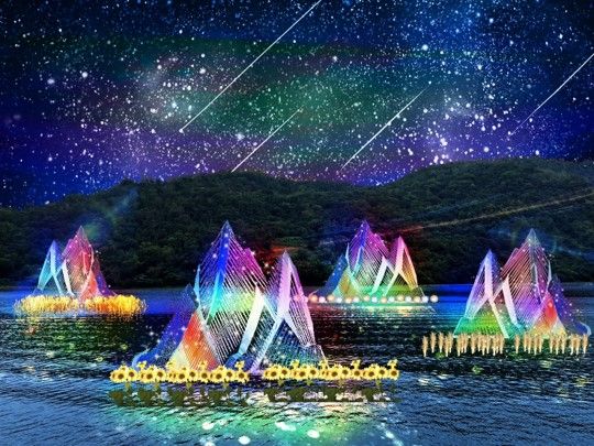 ▲「母親．Mom」燈組。　圖：花東縱谷國家風景區管理處／提供