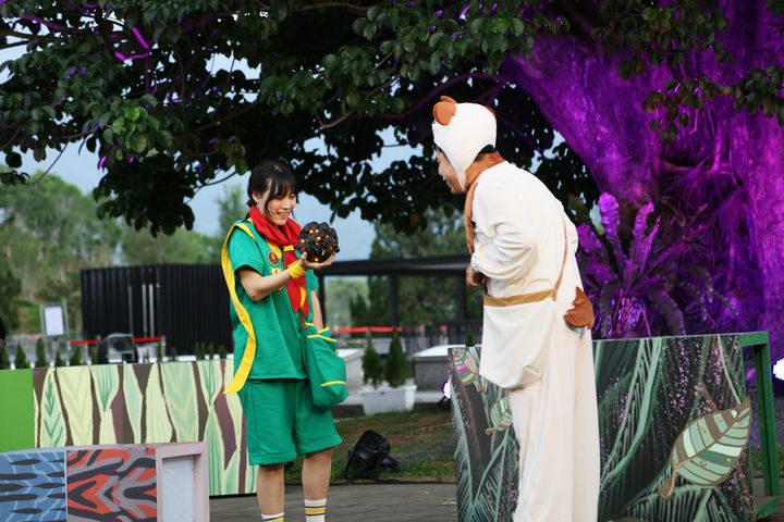 萬花筒劇團與中台世界博物館首度攜手合作打造全新兒童劇。　圖：中台世界博物館／提供