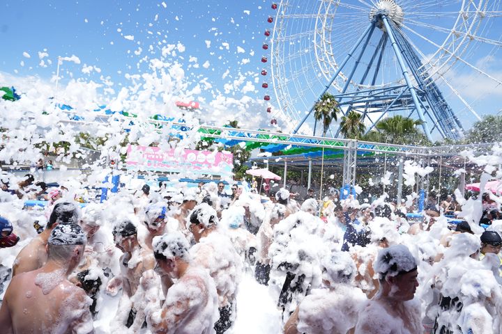 今夏最嗨、最狂、最粉的水上派對「粉紅泡泡派對」正式引爆！　圖：麗寶樂園渡假區／提供