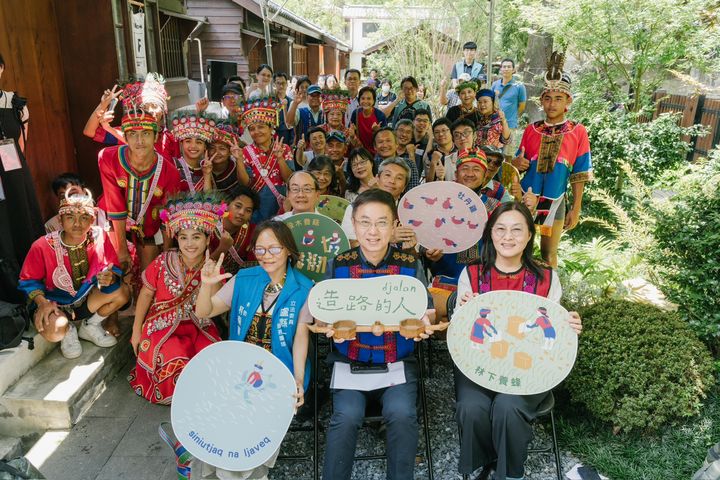 造路的人djalan 牡丹鄉高士部落青年返鄉與保育之路活動大合照。　圖：農業部林業及自然保育署屏東分署／提供