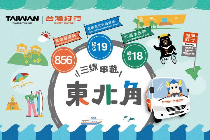 ▲串聯「大東北角觀光圈」在地店家推出8款台灣好行獨家優惠套票。　圖：東北角及宜蘭海岸國家風景區管理處／提供