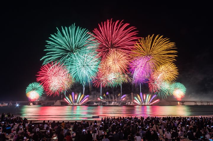 ▲最受矚目的「2025釜山國際煙火節」已搶先開賣座位區門票。　圖：KKday／提供