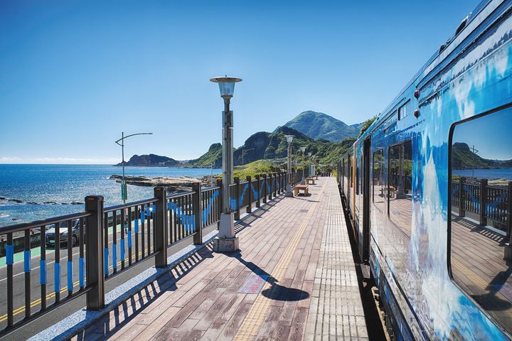 ▲北台灣最美車站之一「八斗子車站」。　圖：shutterstock／來源