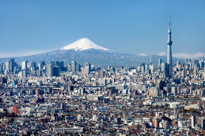 繁華熱鬧的東京成為2025上半年最多外國遊客造訪的日本城市。　圖：shutterstock／來源 