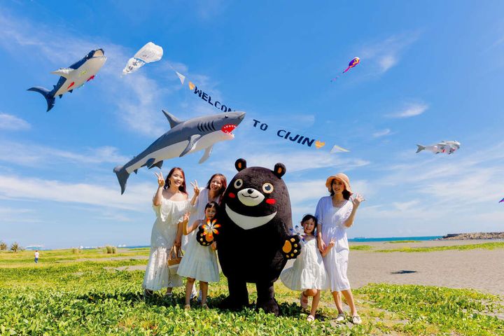 旗津風箏節歡迎來 FUN 暑假。　圖：高雄市政府觀光局／提供