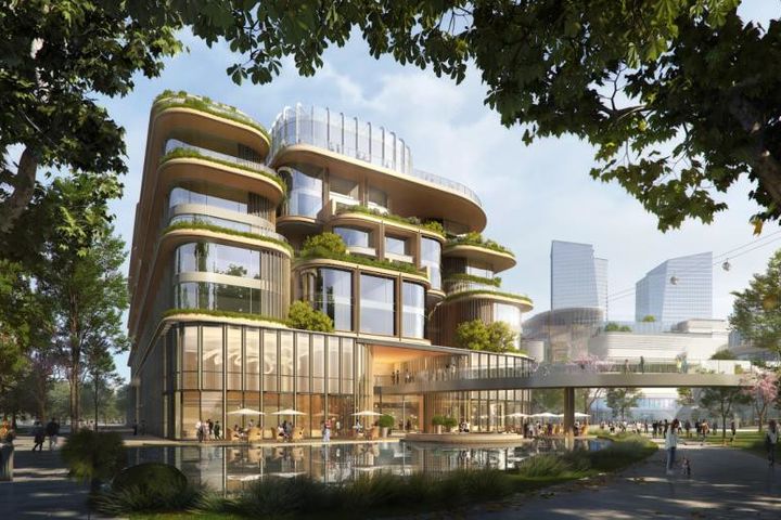 ▲上海西岸金融城文華東方酒店及會展中心。　圖：HKS／提供