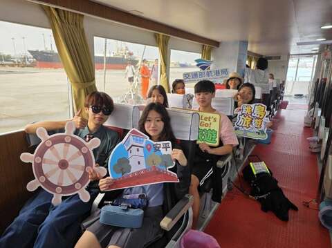 ▲安平馬公觀光船－跳島旅遊好選擇。　圖：台南市政府觀光旅遊局／提供