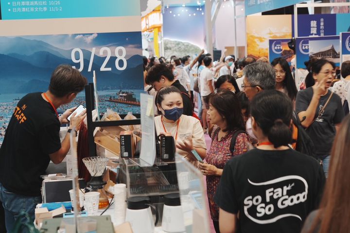 ▲日月潭館集結多家特色品牌，展現日月潭觀光實力。　圖：日月潭國家風景區管理處／提供