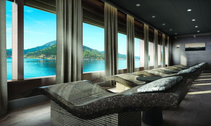 ▲挪威郵輪奮進號Mandara Spa。　圖：大登旅遊／提供