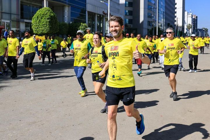 ▲2025「衣索比亞大埃跑（Great Ethiopian Run）」11/23在首都阿迪斯阿貝巴隆重舉辦。　圖：衣索比亞航空／提供