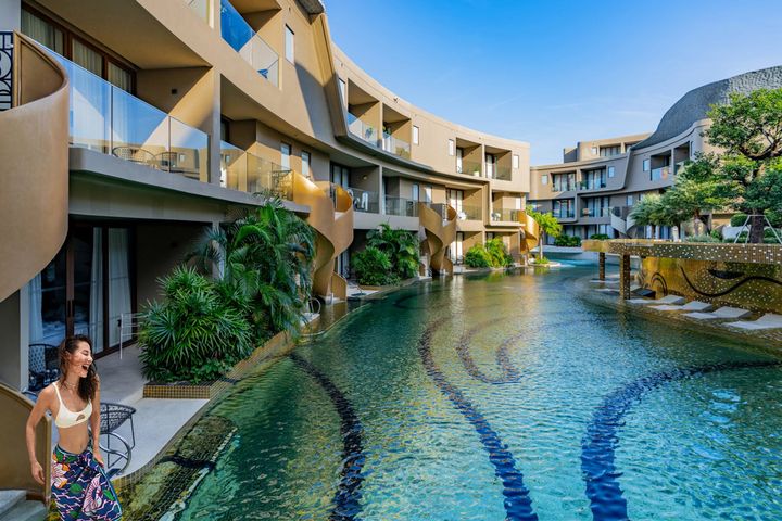 ▲入住泳池直通套房超享受。 圖:芬達旅遊/提供