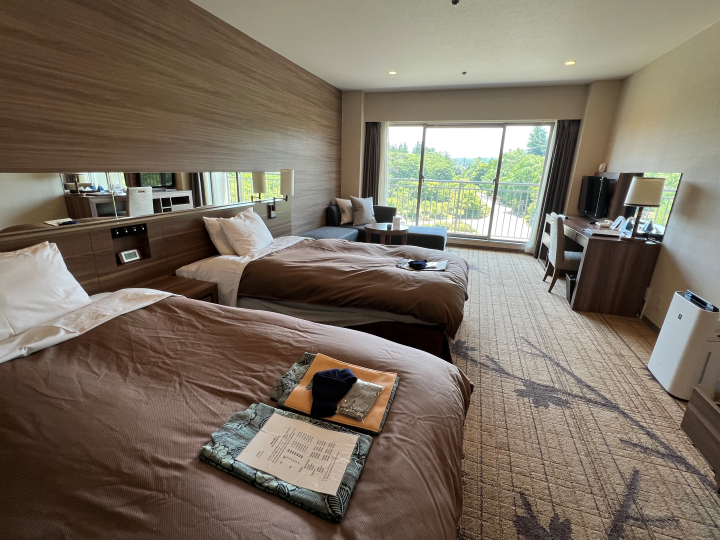 ▲標準雙床房型。 圖:向日遊/提供