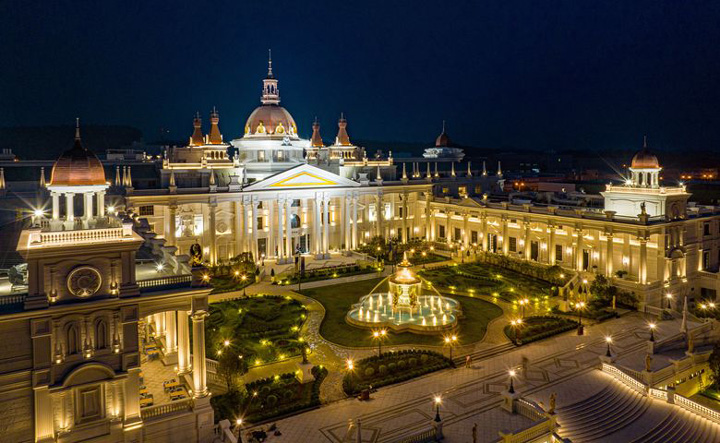 ▲「佐登妮絲城堡」壯麗的巴洛克建築。 圖:嘉義縣文化觀光局/提供。