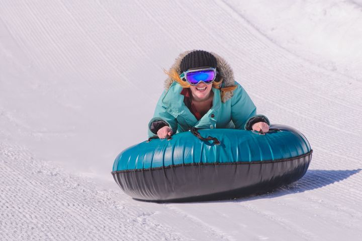 ▲北卡羅來納州冬日雪胎滑雪體驗。　圖：美國國家旅遊局／提供