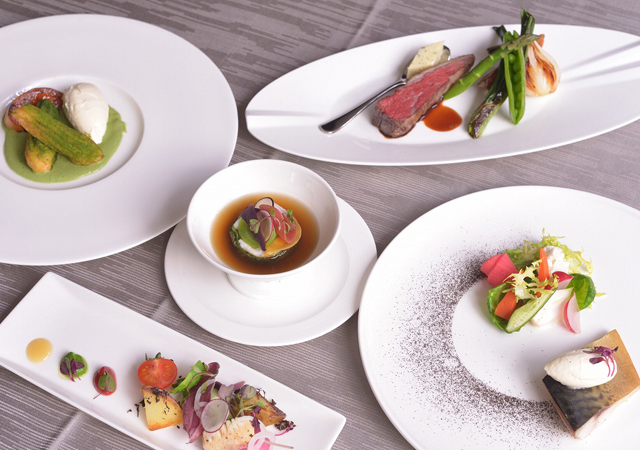 ▲以八女茶入菜的《LE UN》美饌。　圖：太平洋旅行社／提供