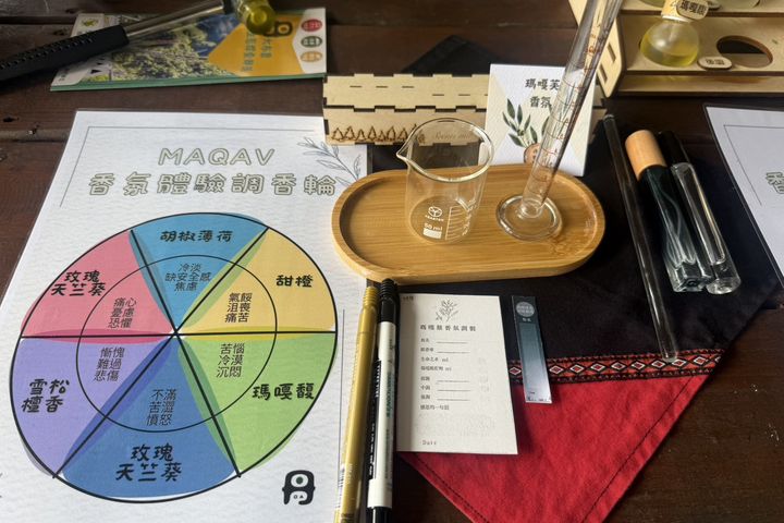 ▲市集集結多元攤位，還有香氛體驗。　圖：日月潭國家風景區管理處／提供